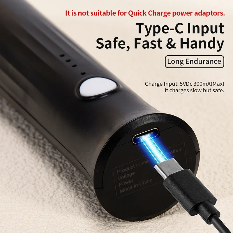 HOT Electric Milk Frother + Egg Beater Wireless Type-C Charging 3 Speeds Mini Handheld Foam Maker Coffee Whisk Cooking Tools - Smarsty