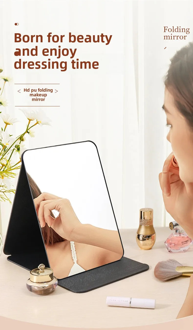Portable Folding Makeup Mirror with Creative Design - Smarsty