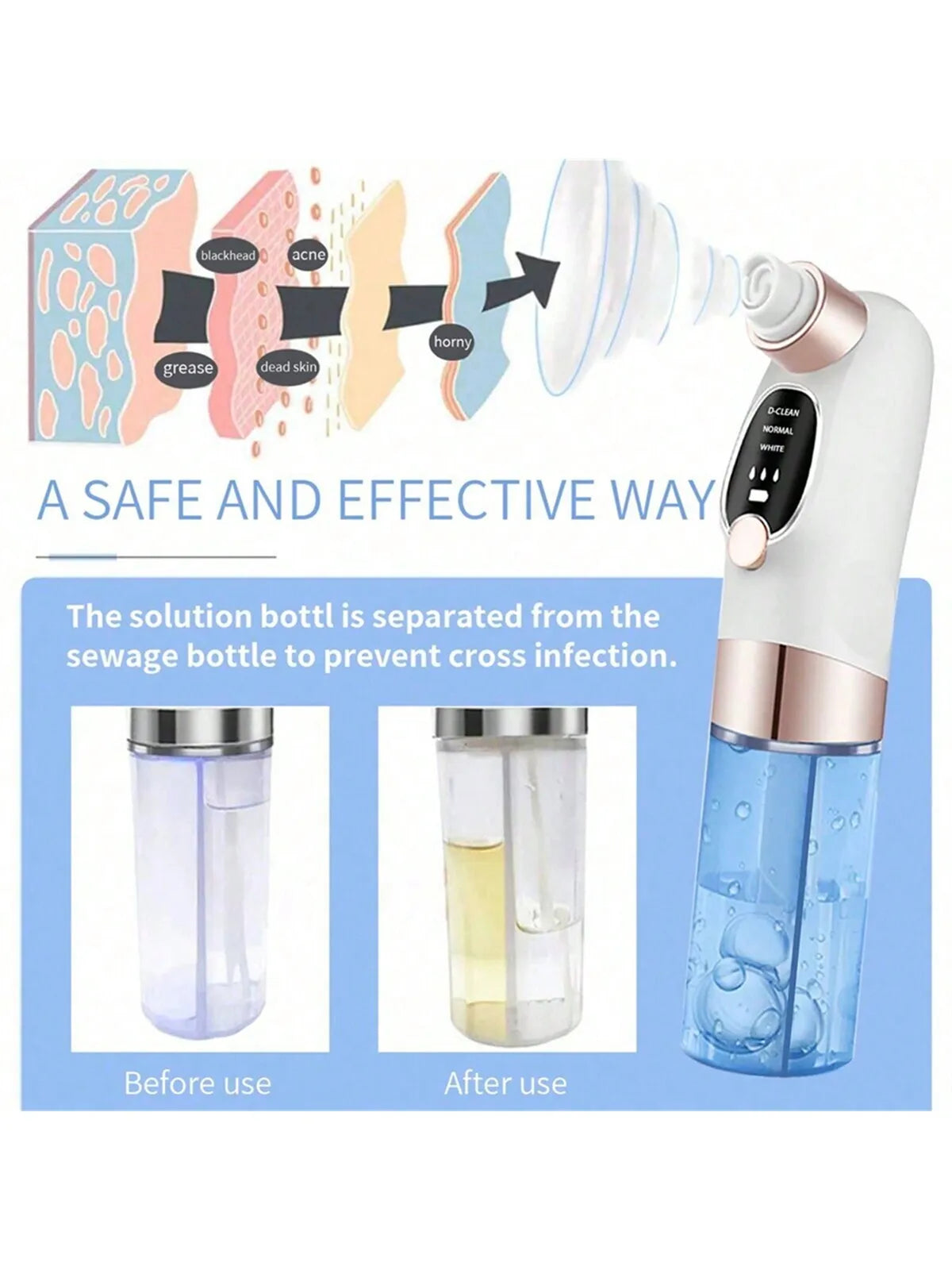 Water Circulation Pore Vacuum Cleaner with Adjustable Suction - Smarsty