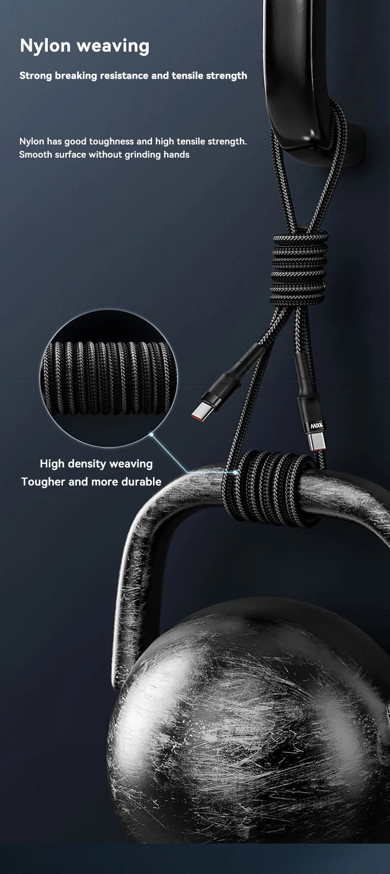 Xiaomi 120W Fast Charger USB C Cable for Quick Charging - Smarsty