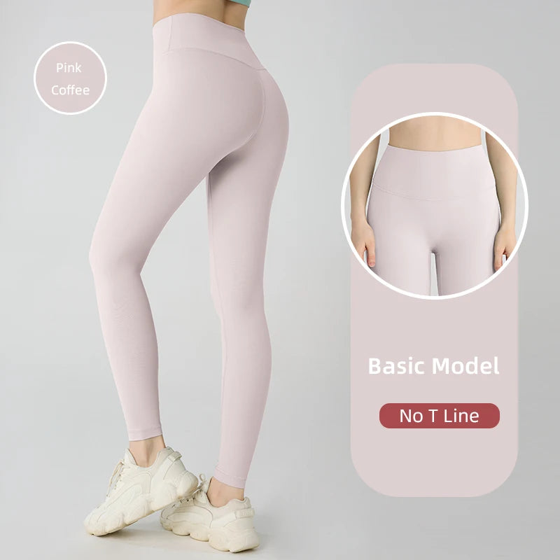 2024 Hot Sale Fitness Lenggings Female Full Length Leggings Running Pants Comfortable And Formfitting Yoga Pants Workout Legging - Smarsty