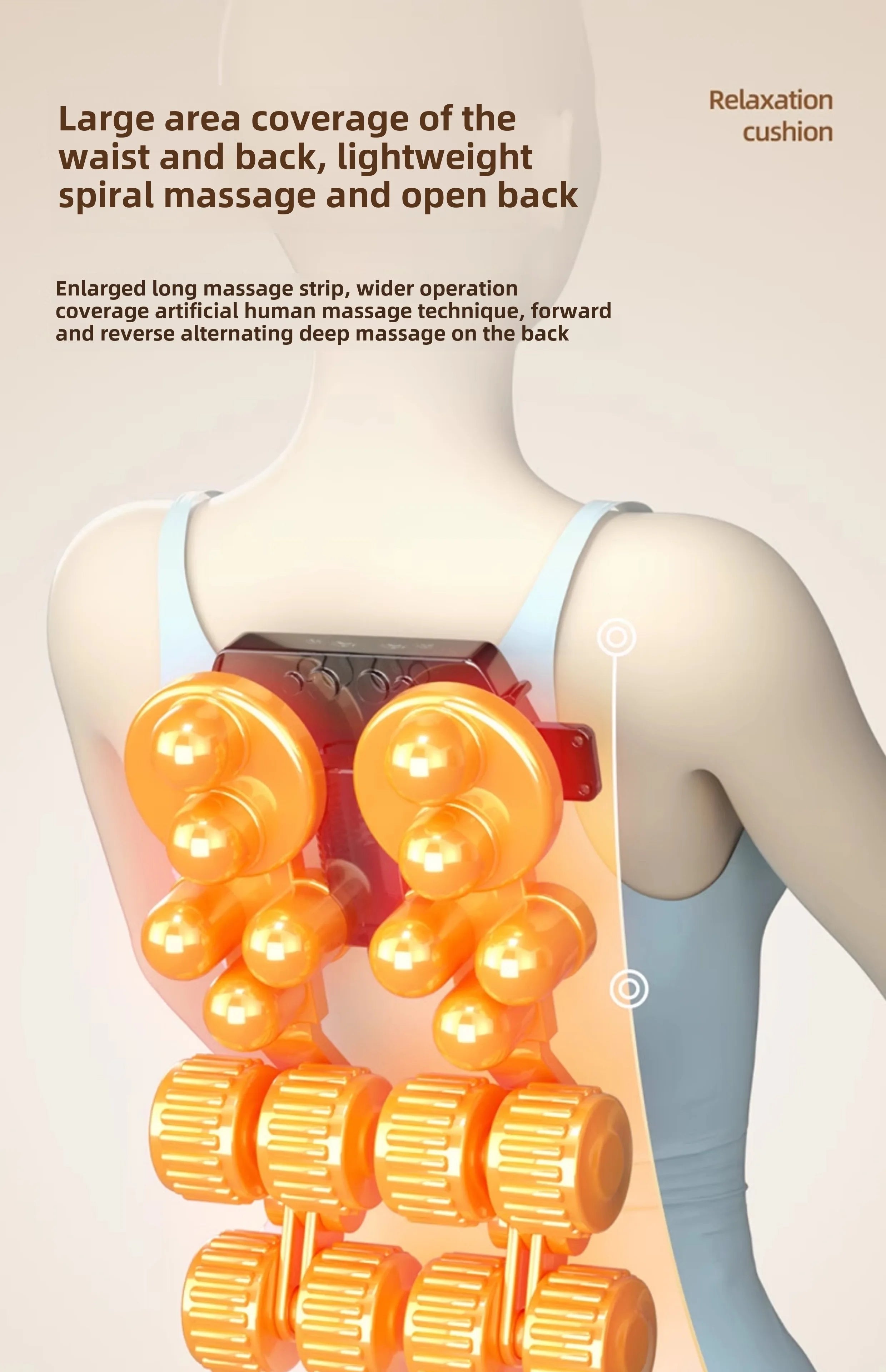 JAIYORL Electric Shiatsu Neck Massage Pillow with Heat - Smarsty