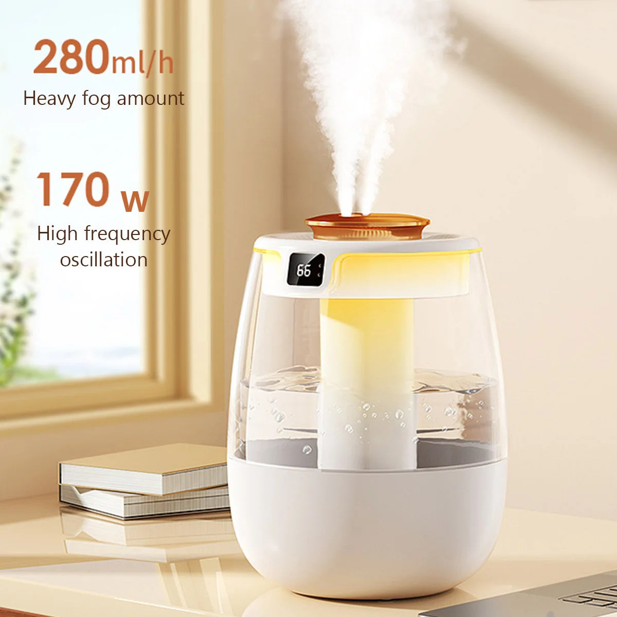 1.3L Double Spray Cool Mist Humidifier and Diffuser - Smarsty