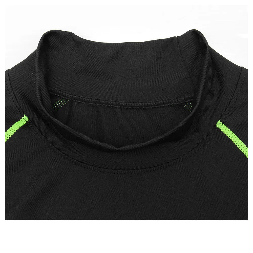 Men Sport T-shirt Quick Dry Bodybuilding Running Shirt Long Sleeve Compression Top Gym T Shirt Men Fitness Tight Rashgard - Smarsty