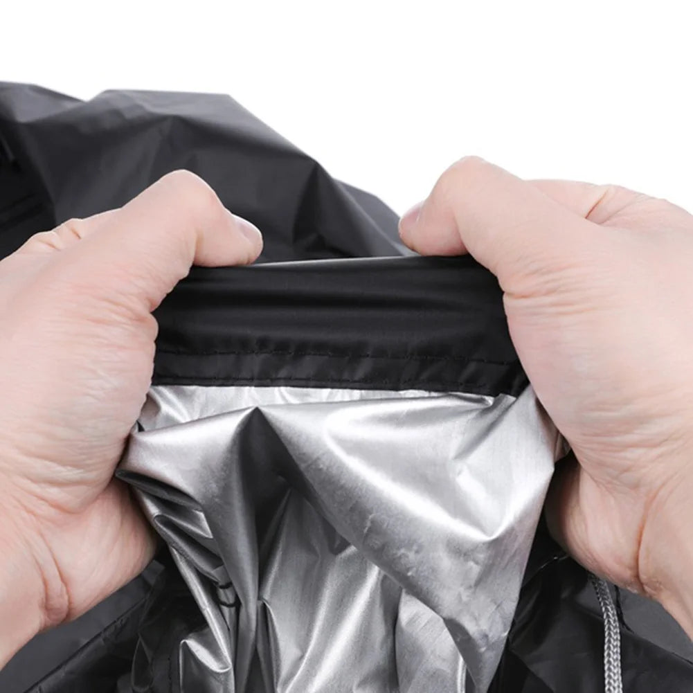 Black Waterproof BBQ Grill Cover for All Seasons - Smarsty