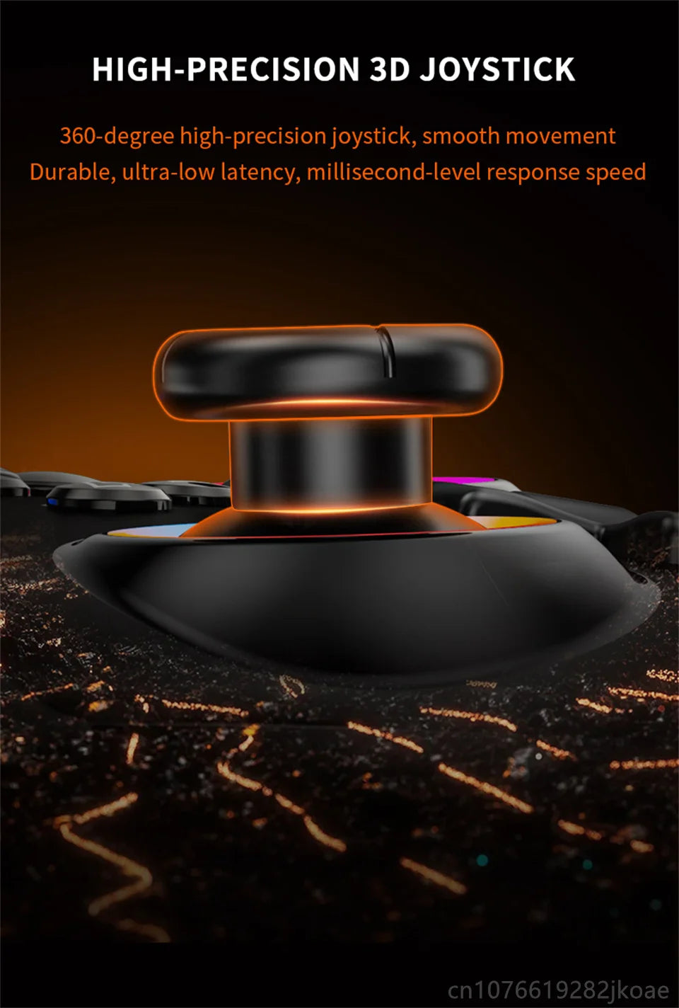 Lenovo S02 Wireless Bluetooth Gamepad with RGB Lighting - Smarsty