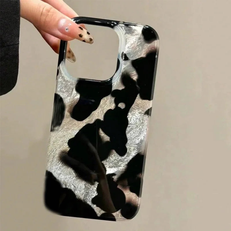 Leopard Print Gradient Ink iPhone Case Back Shockproof - Smarsty