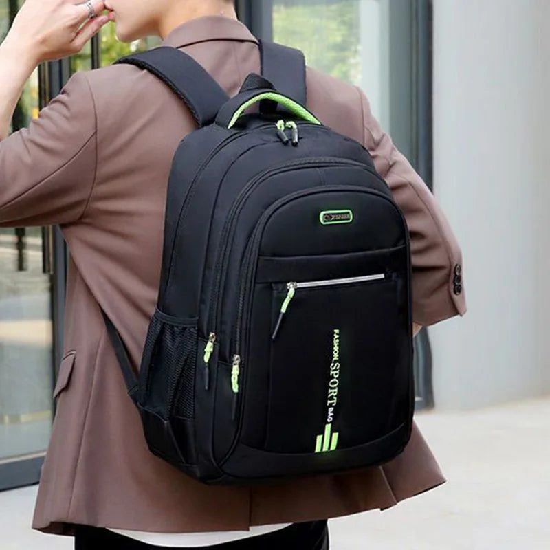 Ladies' backpack, female Korean version, trendy large capacity, high school, middle school, student backpack, travel bag, comput