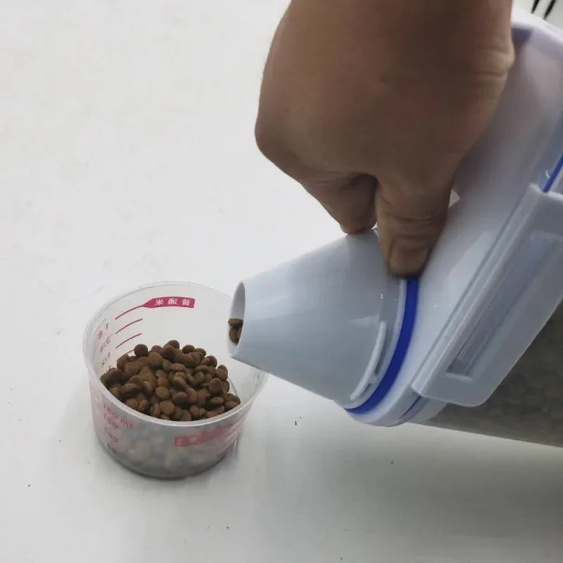 Moisture-Proof Plastic Dog Cat Food Storage Container - Smarsty