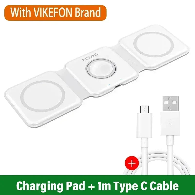 3 In 1 Wireless Charger Dock For iPhone And Smartwatch - Smarsty