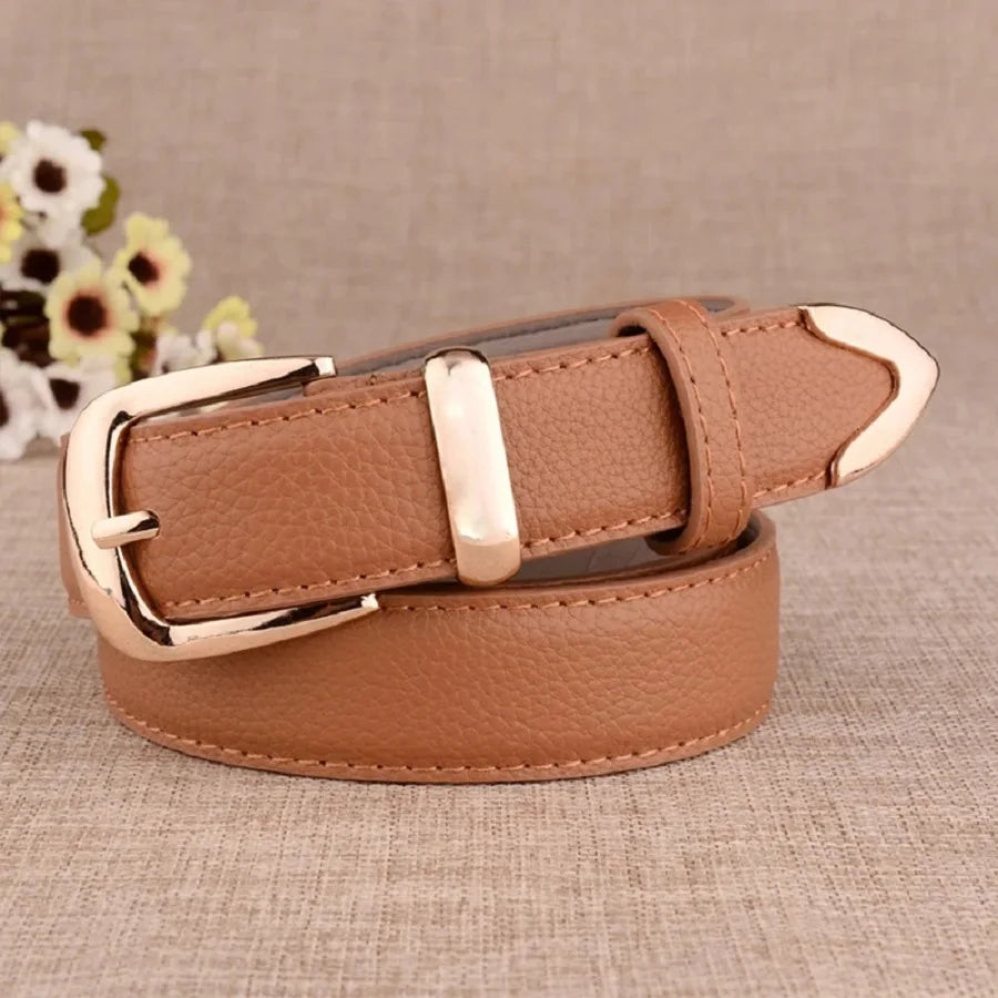 Women's Leather Trousers Belt High Quality Vintage Strap - Smarsty