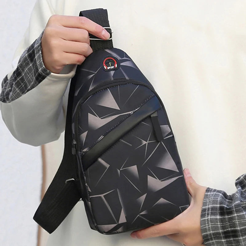 Durable Unisex Camo Sling Pack Crossbody Bag Korean Style - Smarsty