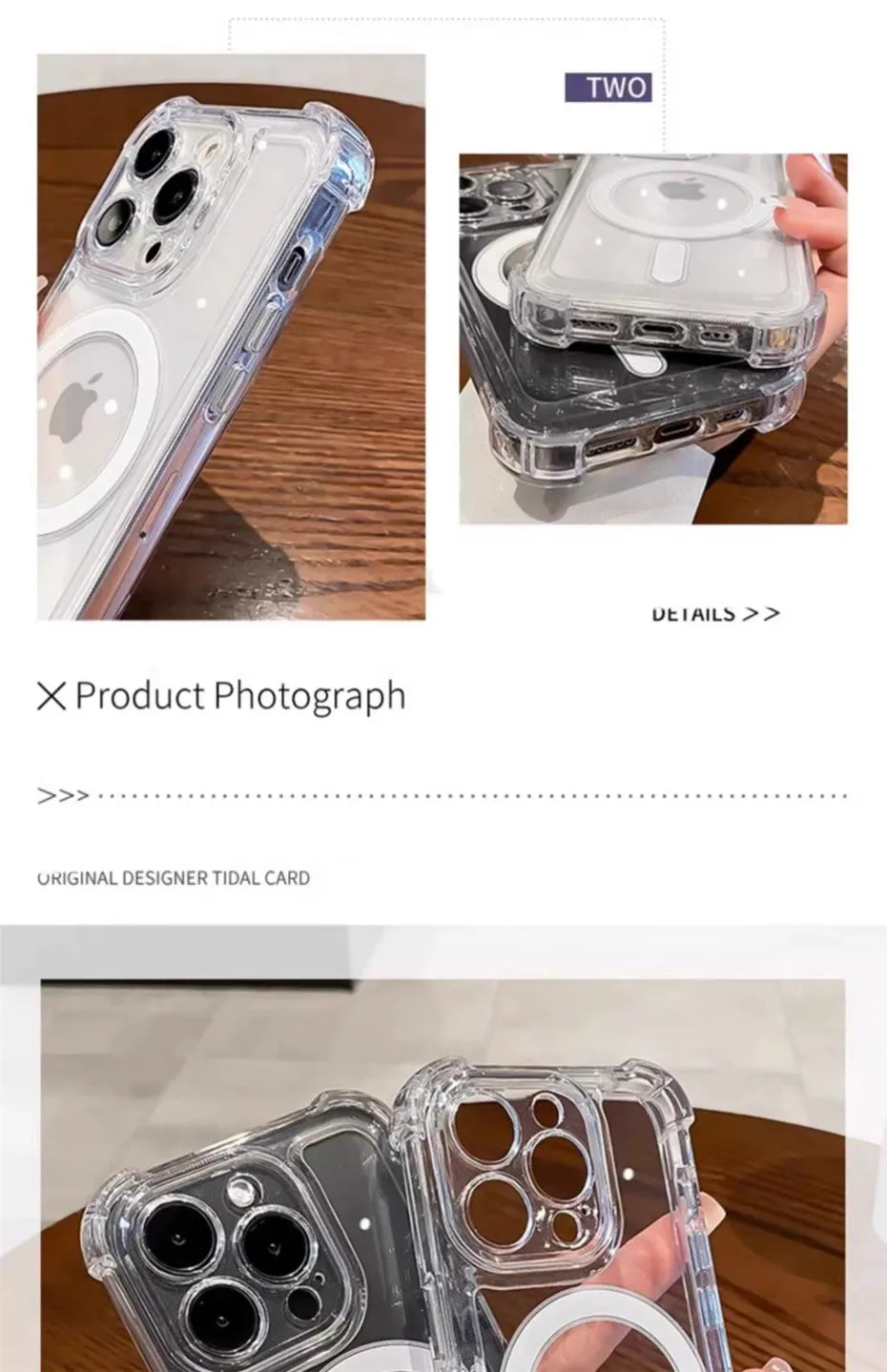 Luxury Wireless Charge Magsafe Transparent Case For iPhone 15 16 14 13 17 12 Pro Max Plus Magnetic Shockproof Soft Bumper Cover by Smarsty