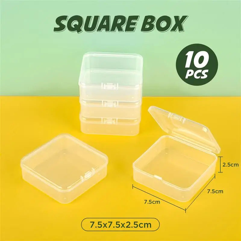 Translucent Plastic Jewelry Storage Box Set - Smarsty