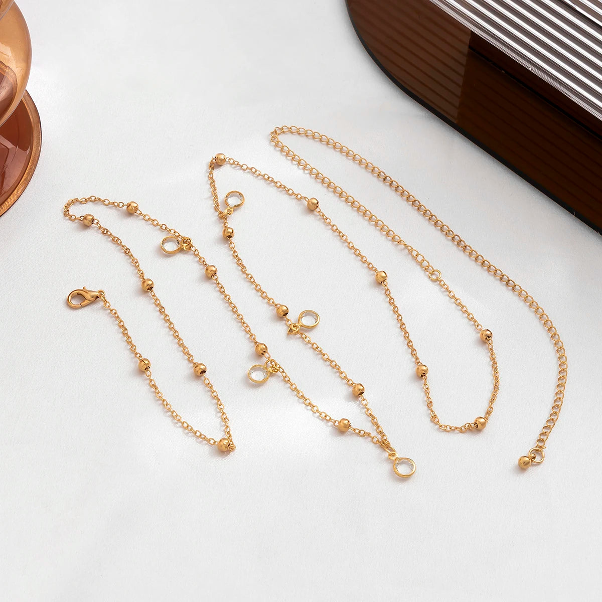 PuRui Sexy Crystal Glass Belly Chain for Women - Smarsty