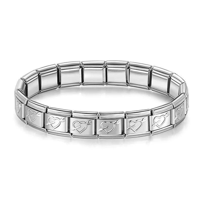 Hapiship Stainless Steel Charm Bracelet Women - Smarsty