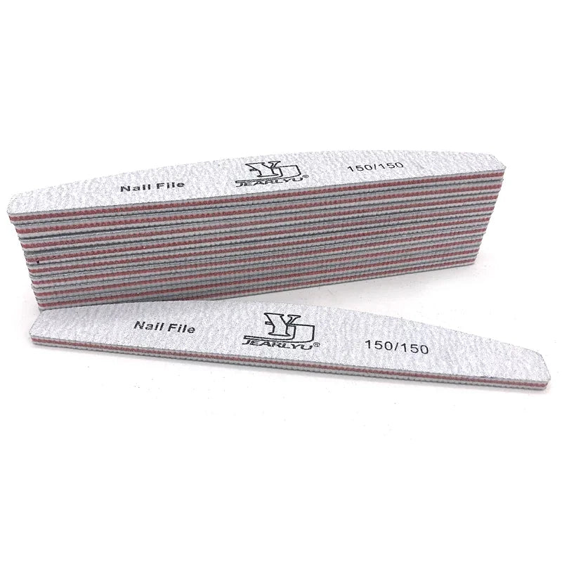 5Pcs Nail File Set with Mixed Grits for Professional Manicure - Smarsty