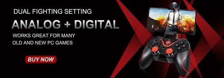 Wireless Gamepad Controller with No Delay for PC and Android - Smarsty