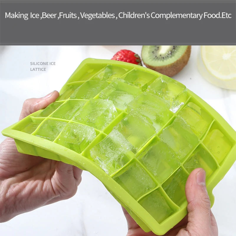 4/6/8/15 Grid Big Ice Tray Mold Giant Jumbo Large Food Grade Silicone Ice Cube Square Tray Mold DIY Ice Maker Ice Cube Tray - Smarsty