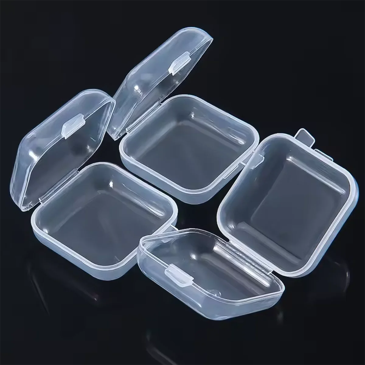 Small Plastic Storage Box for Jewelry Beads and Earring Organizer - Smarsty