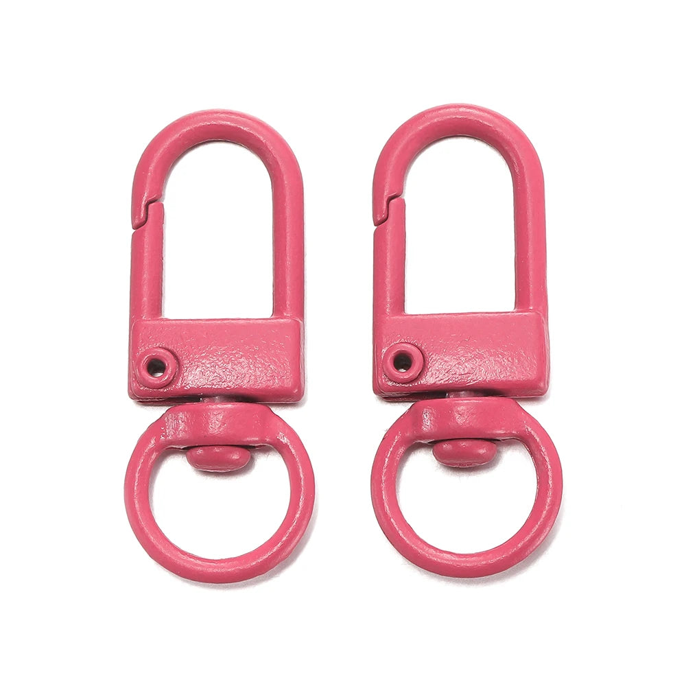 Colorful Alloy Snap Lobster Clasp Keychain Hooks Set - Smarsty