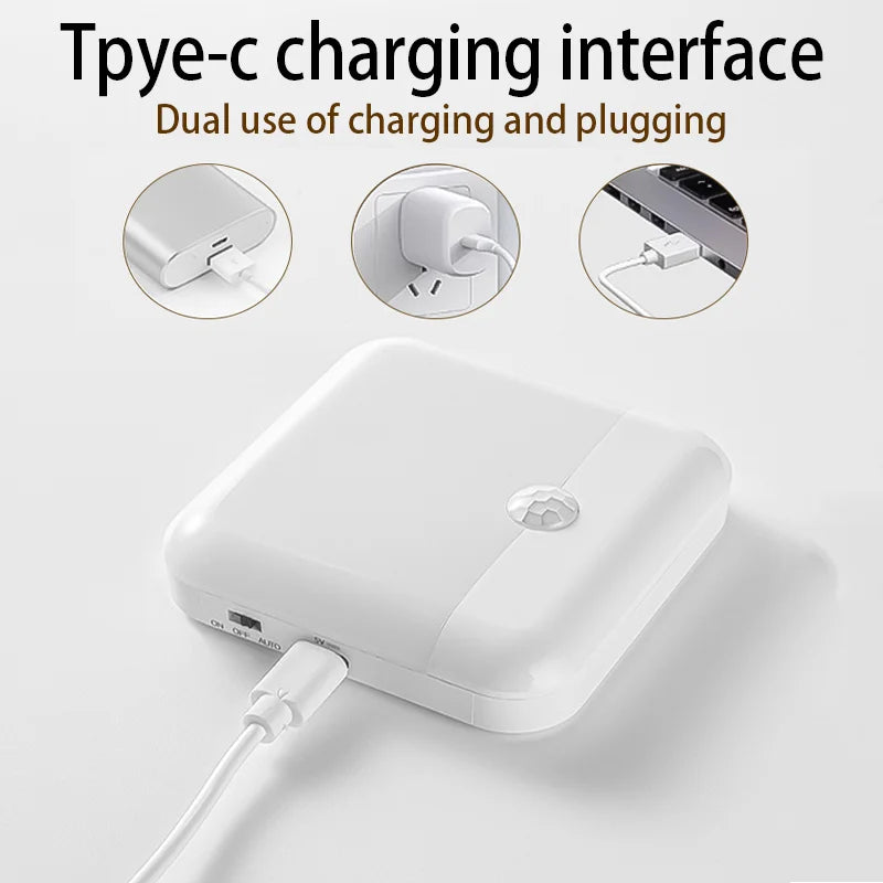 Wireless LED Motion Sensor Night Light for Easy Navigation - Smarsty