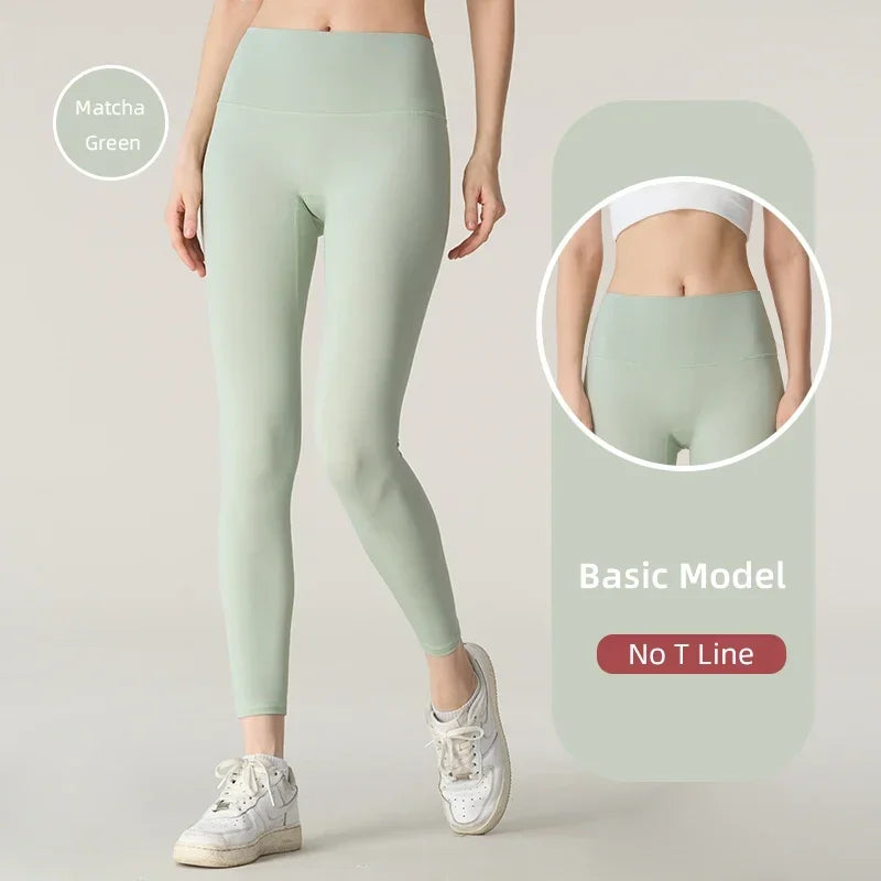 2024 Hot Sale Fitness Lenggings Female Full Length Leggings Running Pants Comfortable And Formfitting Yoga Pants Workout Legging - Smarsty