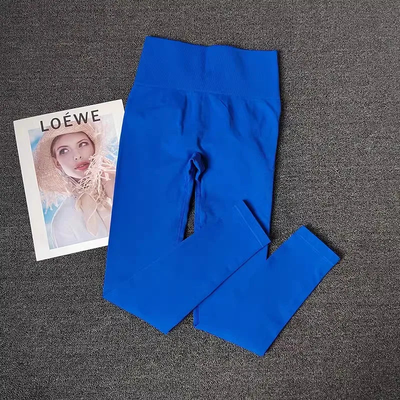 High-end Yoga Pants Women Fitness Leggings High elastic Sports Pants Push UP Tights Running Leggings Breathable Gym Leggings - Smarsty