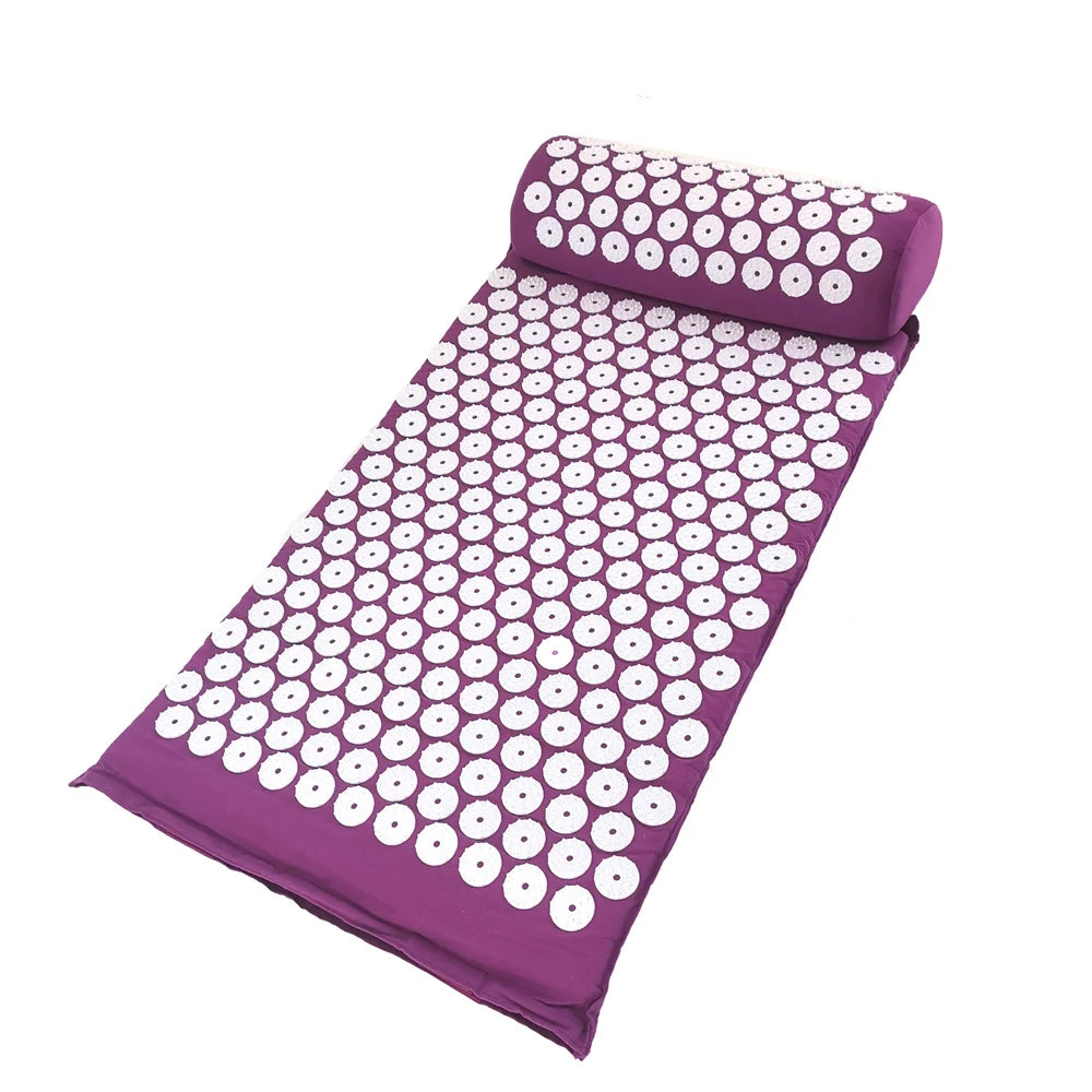 Acupressure Mat and Pillow Set for Pain Relief - Smarsty