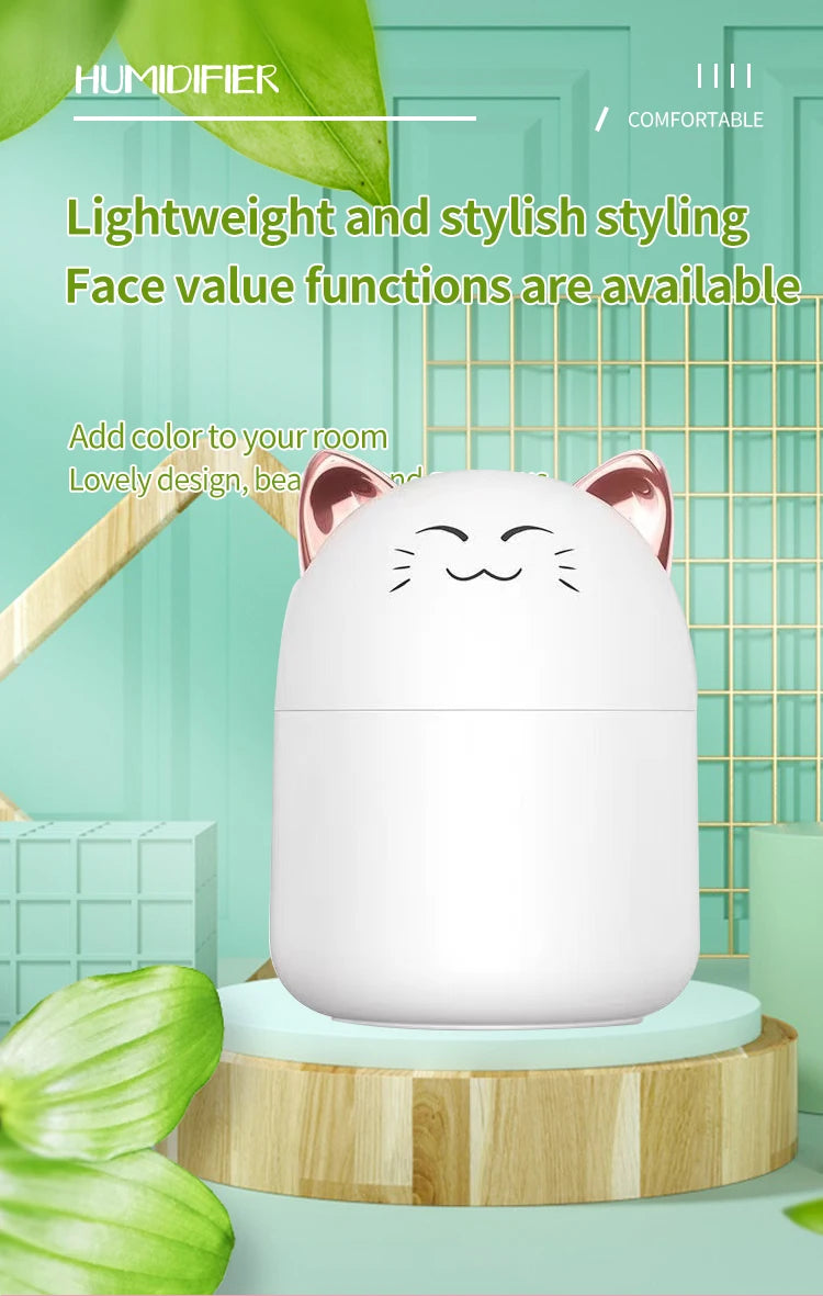 Cute Mini USB Humidifier for Office Use - Smarsty