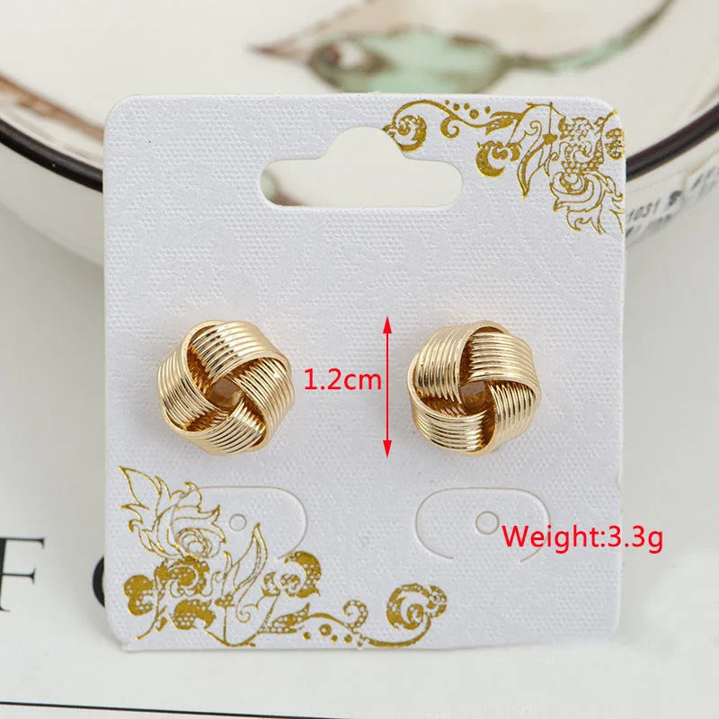 Gold Metal Drop Earrings with Irregular Heart Design for Women - Smarsty