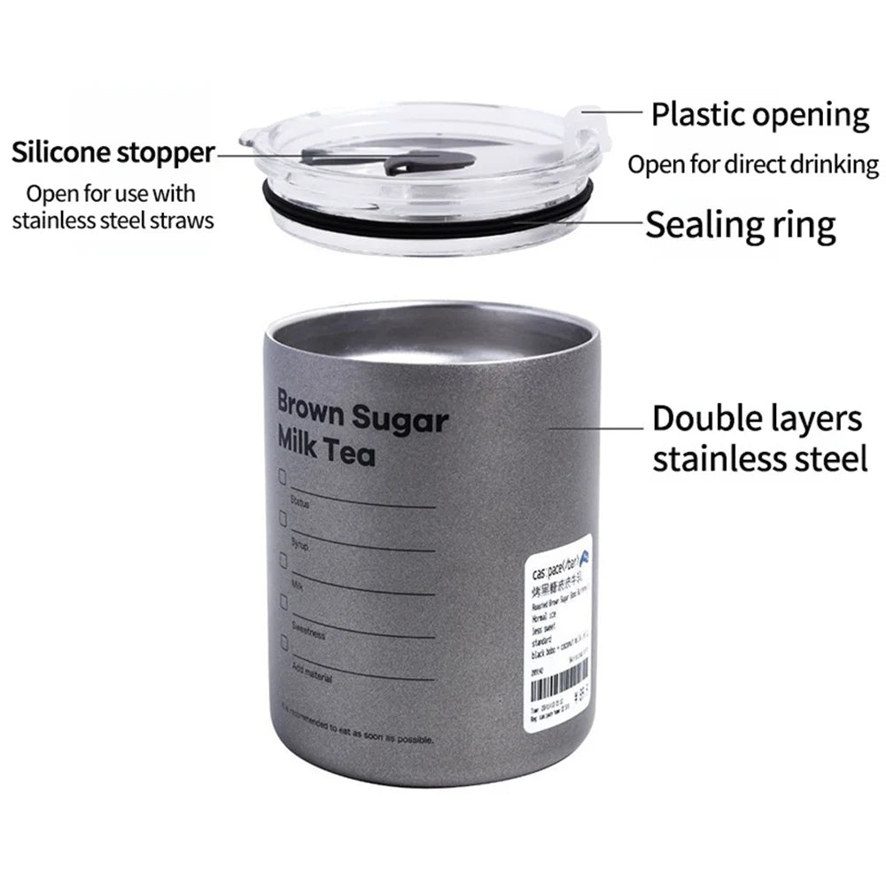 Portable Stainless Steel Coffee Thermos with Insulation - Smarsty