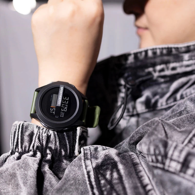 Luxury Digital Sport Watch for Men Waterproof Luminous - Smarsty