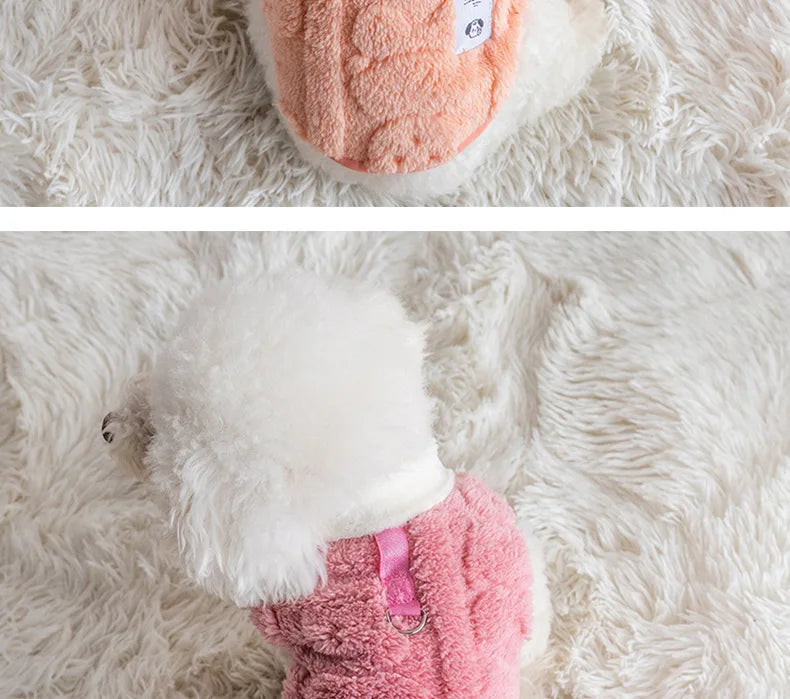 Soft Fleece Dog Sweater for Winter Warmth - Smarsty