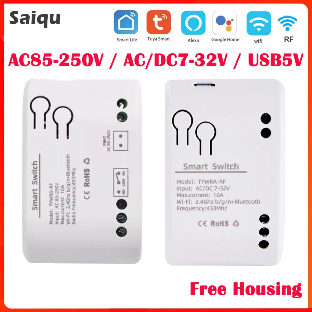 WiFi Tuya Smart Switch with APP Remote Control - Smarsty