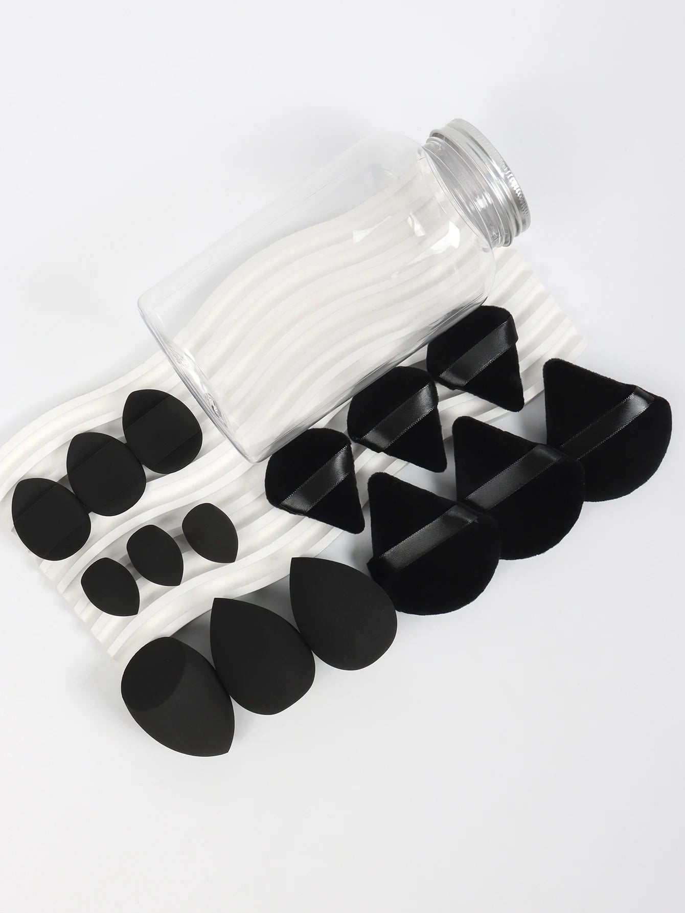 Spring Cosmetic Puff Set with Mini Makeup Eggs and Cushions - Smarsty