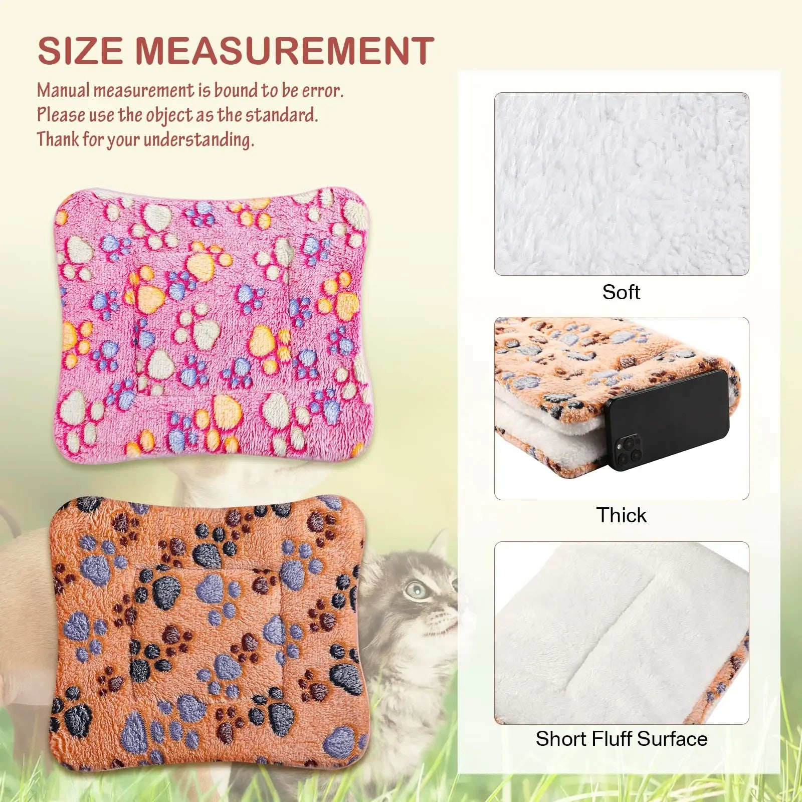 Thickened Flannel Pet Mat for Ultimate Comfort - Smarsty