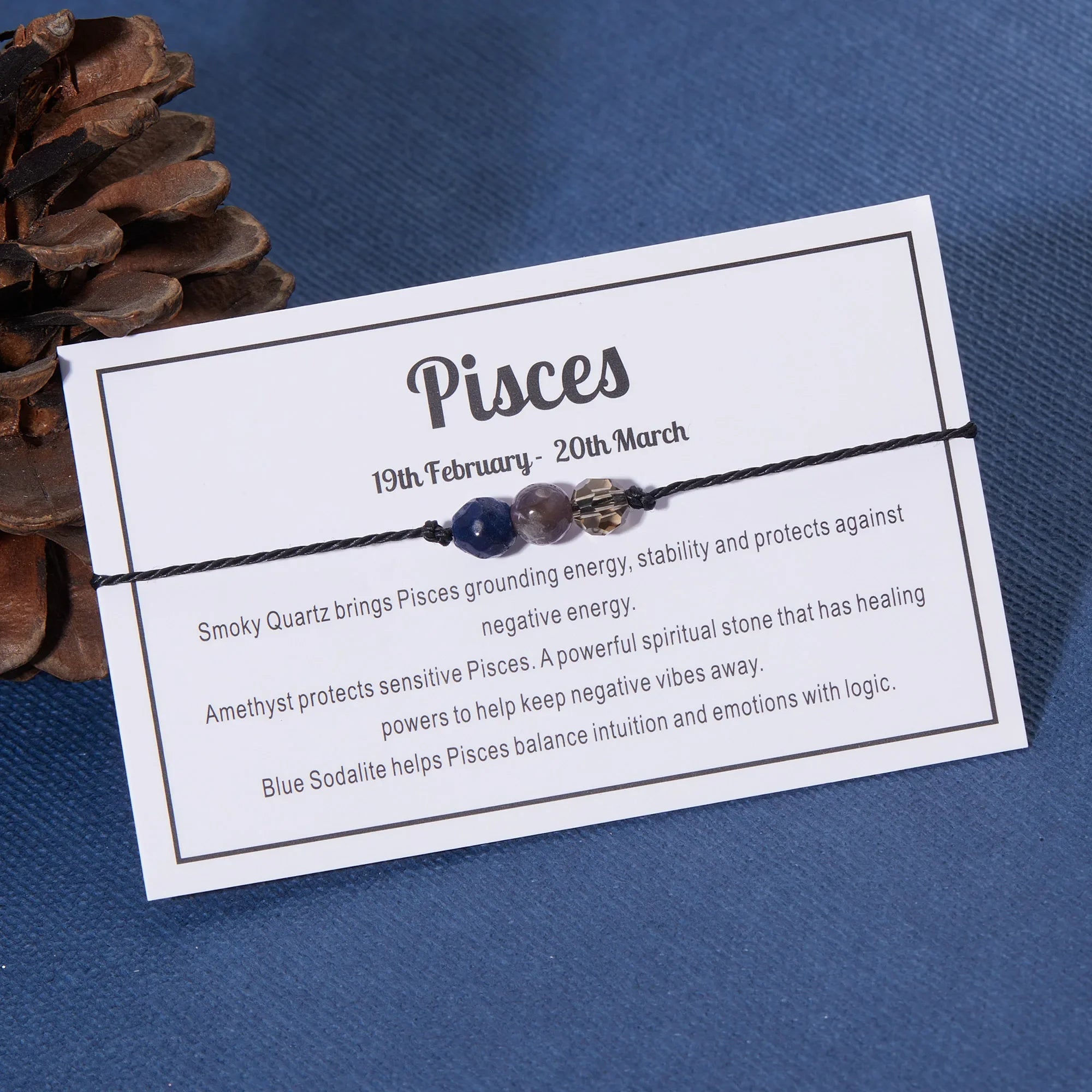 12 Constellation Natural Stone Beads Bracelets for Zodiac Signs - Smarsty