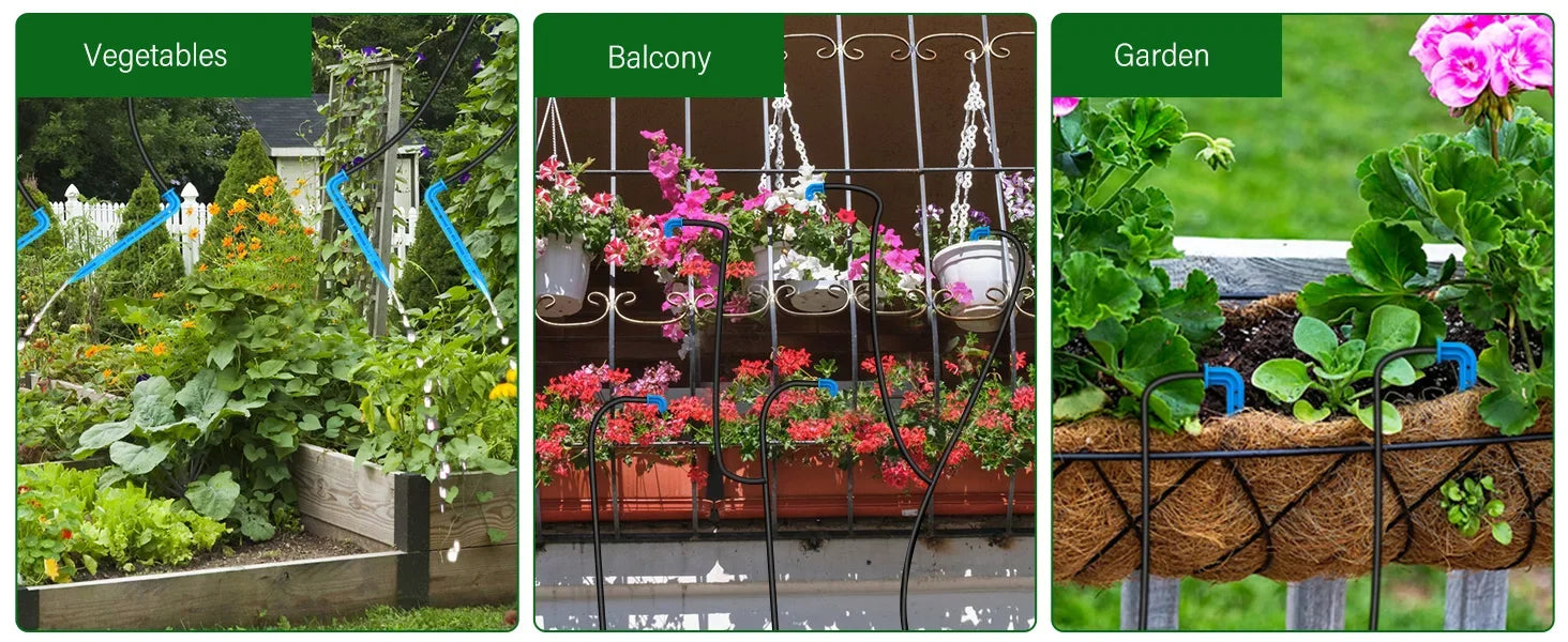 Solar Powered Automatic Drip Irrigation System for Gardens - Smarsty