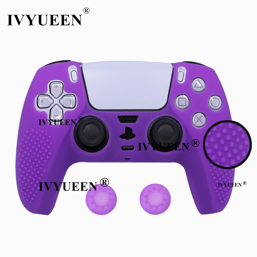 Ivyueen Anti-Slip Silicone Cover for PS5 Controller - Smarsty