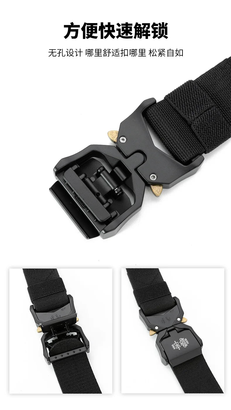 Quick Release Elastic Belt for Men Casual Training - Smarsty