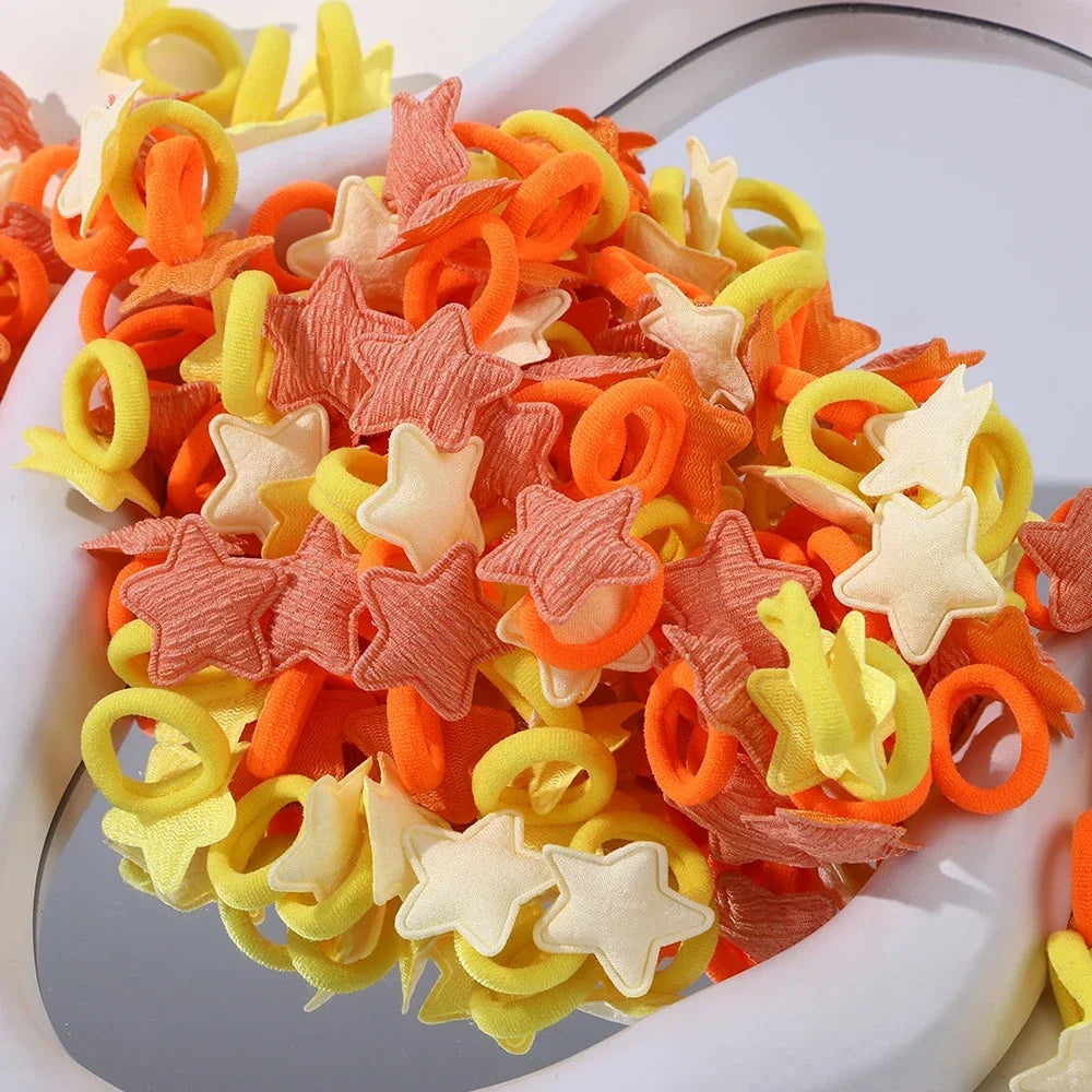 Cute Girls Hair Ties Soft No Harm Ponytail Holders 10Pack - Smarsty