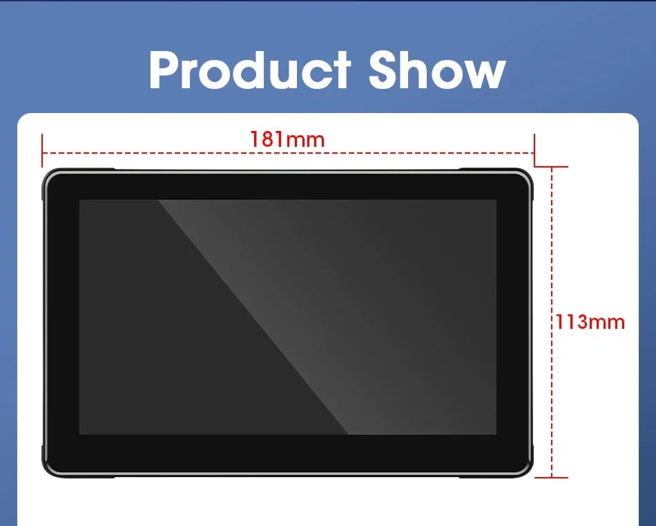 7 Inch Motorcycle GPS Navigation IP67 Waterproof CarPlay - Smarsty