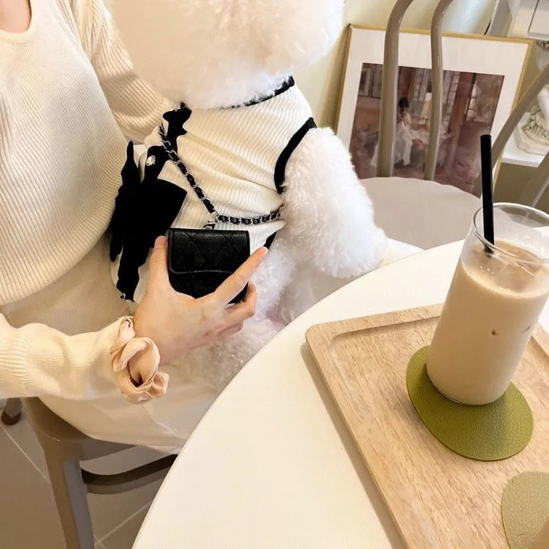 Luxury Summer Dog Dress with Bow and Lace - Smarsty