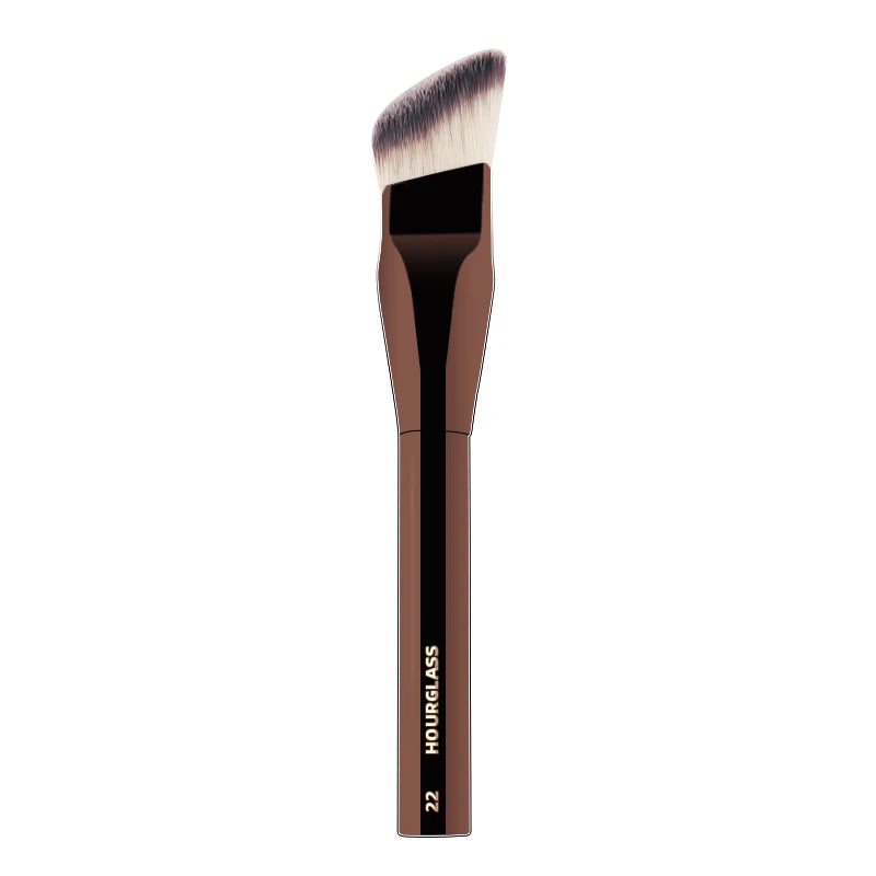 Hourglass Angled Liquid Foundation Brush for Flawless Application - Smarsty