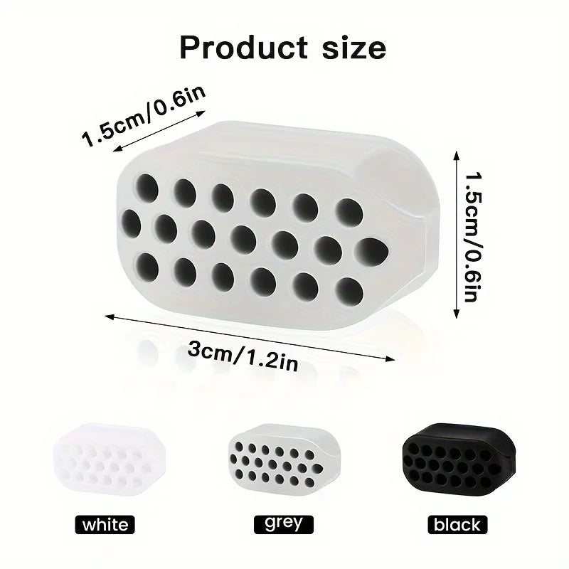 Masseter Ball Facial Muscle Trainer - Silicone jaw trainer for strengthening the masseter muscles and defining the jawline - Smarsty