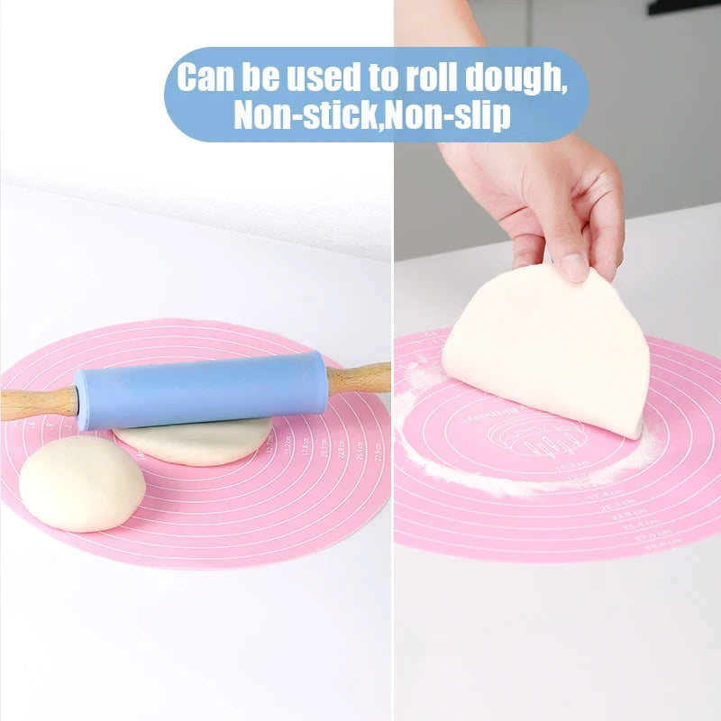FAIS DU Non-Stick Cake Turntable with Silicone Mat - Smarsty