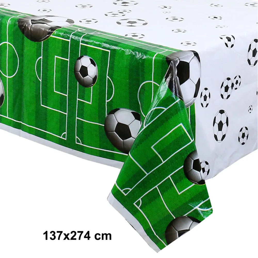 Soccer Theme Tablecloths for Game Day Parties - Smarsty