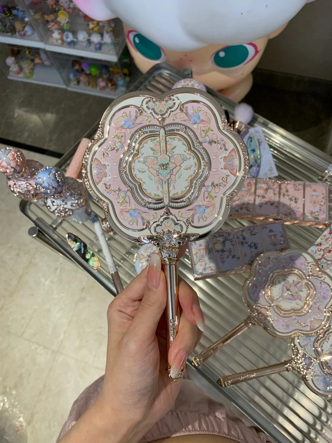 Flower Knows Handheld Mirror Moonlight Mermaid Design - Smarsty