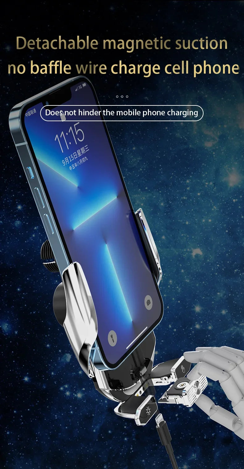 Magnetic Car Mount Wireless Charger Air Vent Holder - Smarsty
